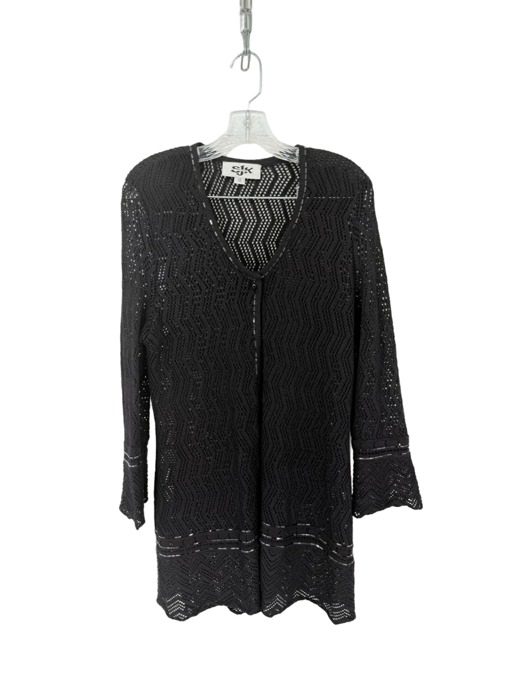ST JOHN KNITS Size Wmn's 12/14 Black Knit 3 PC Suit