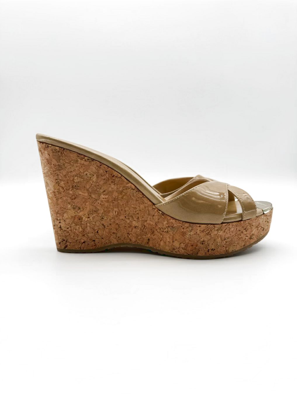 JIMMY CHOO Size WMNS 38 Natural Cork Wedge