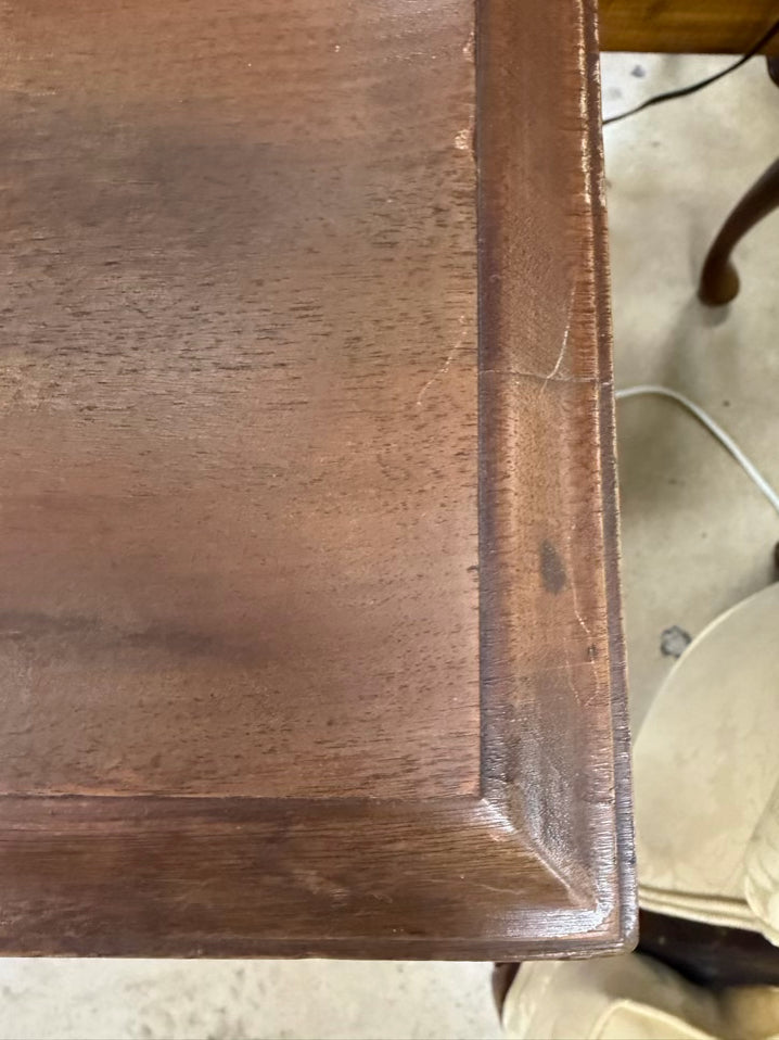 Wood Spool Chest w/ Drawers