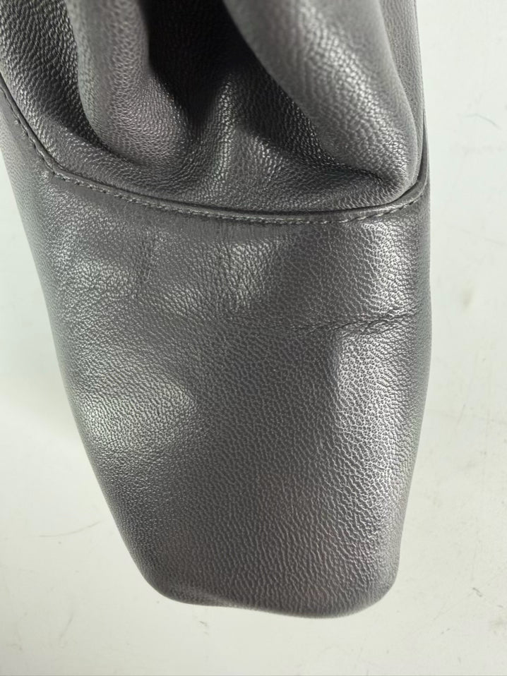 DUSICA KOTUR SACKS Size 38.5 Gray Leather Pumps