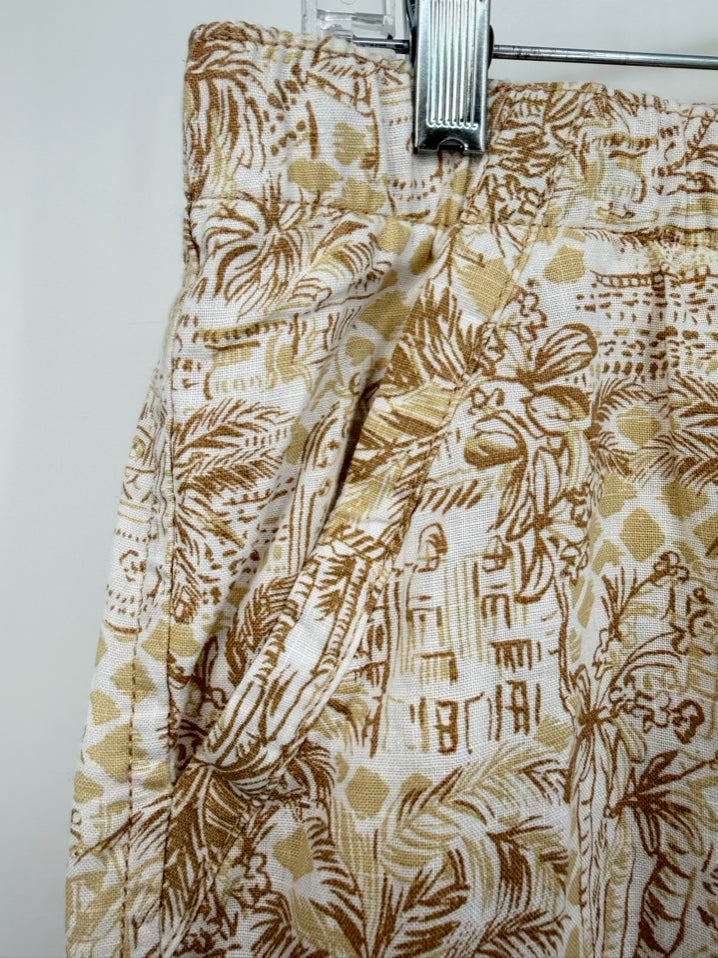 LILLY PULITZER Size M Tan Linen Pants NWT