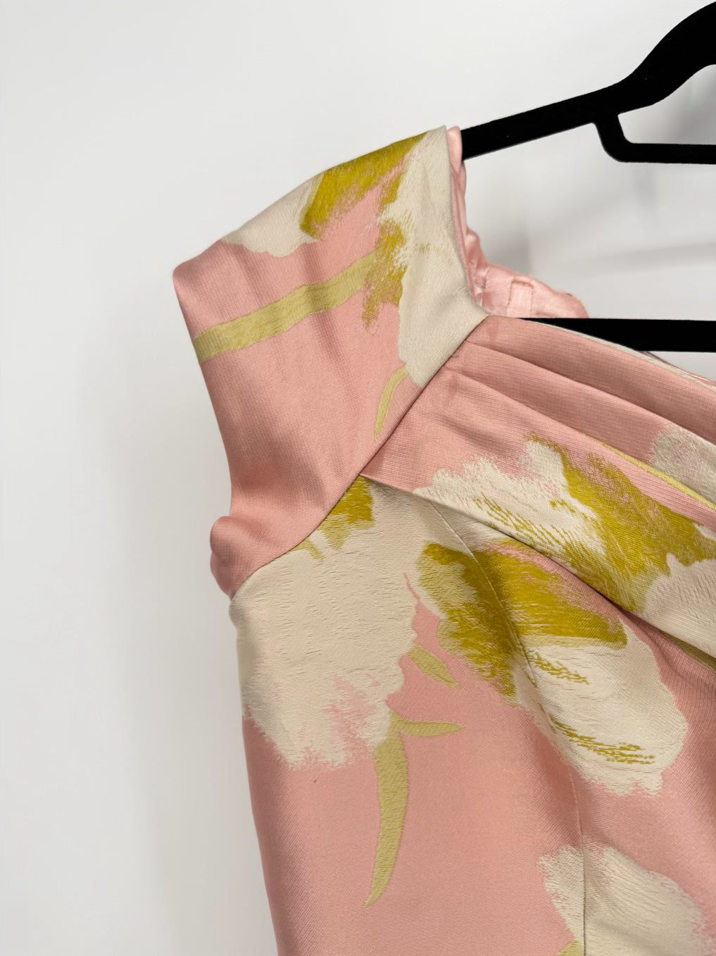FRASCARA Size 12 Soft Pink Jacquard Dress