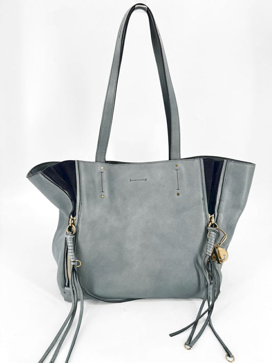 CHLOE Aqua Leather Tote