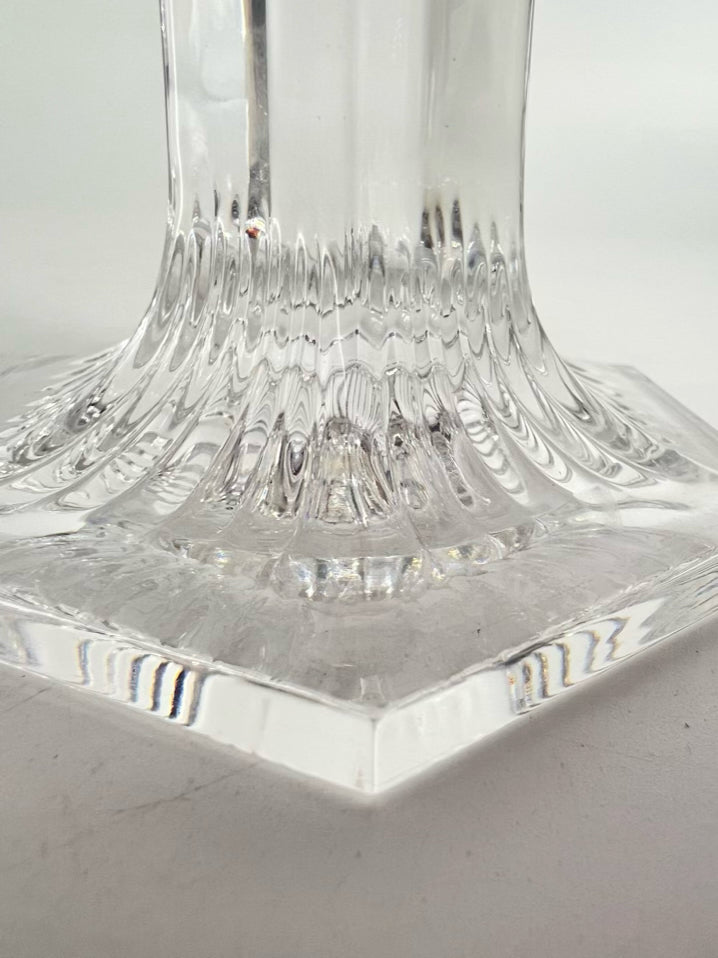 TIFFANY & CO. Clear Crystal Louis Comfort Collection Pair of Candle Sticks