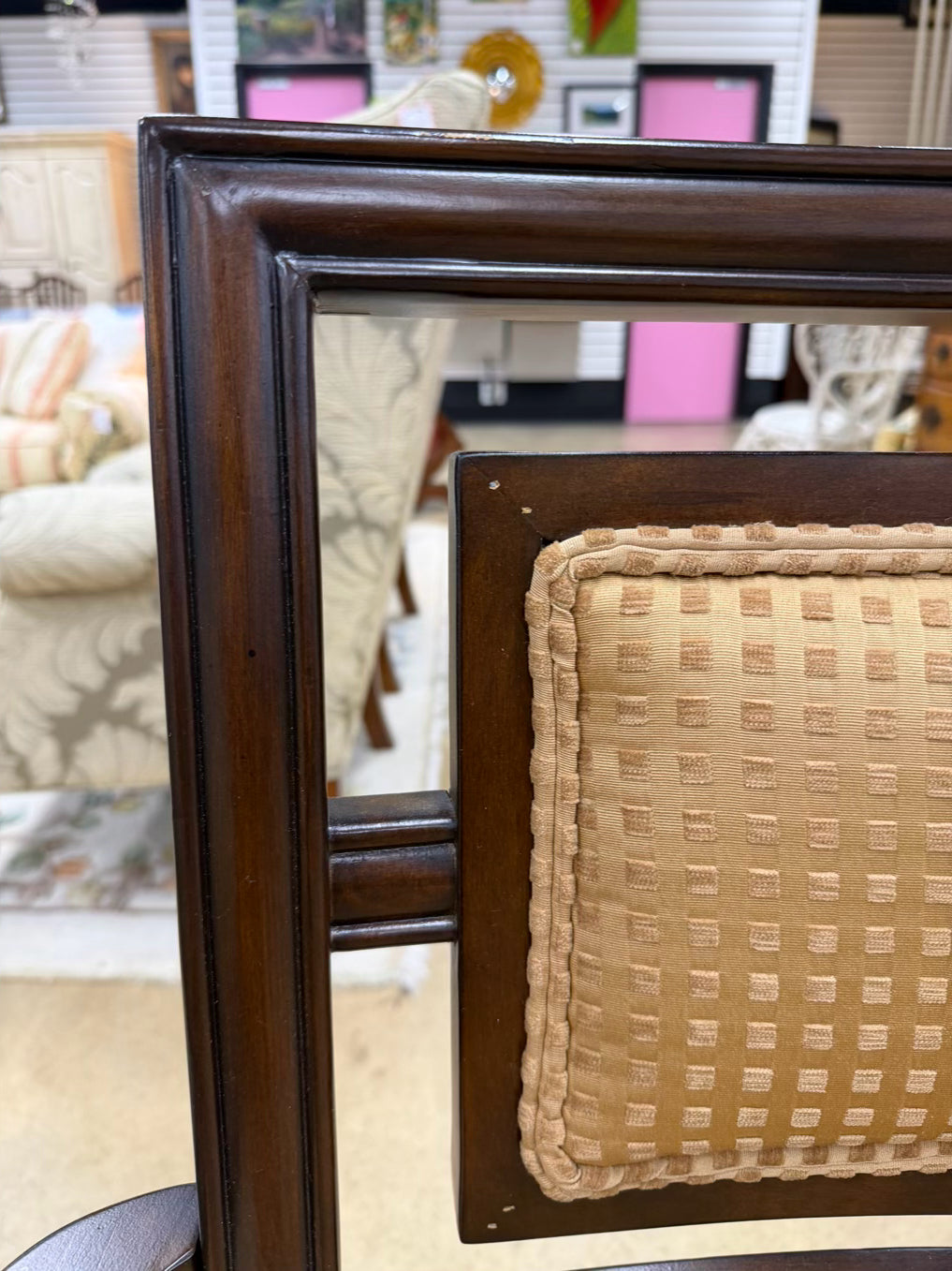 Wood Gold Chair