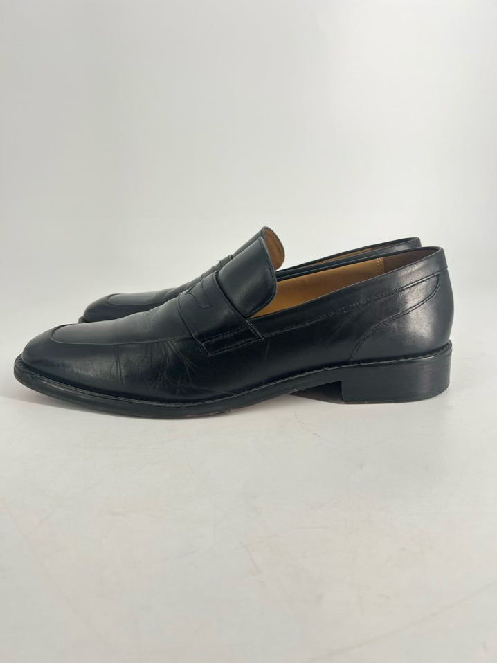 COLE HAAN Size 10.5 Black Leather Dress Shoes