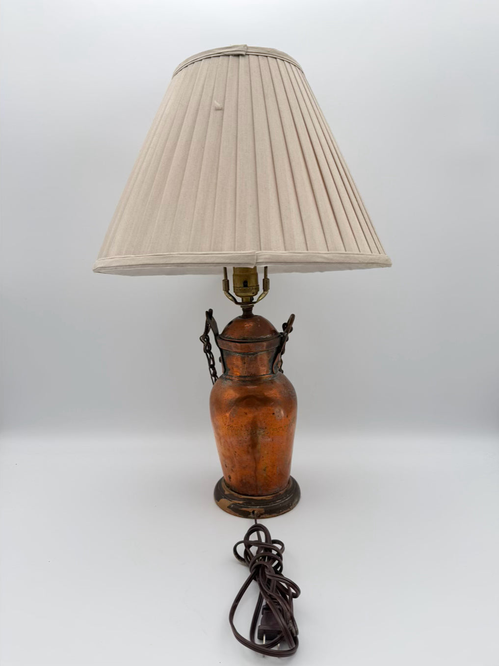 Copper Small Lamp w/ Shade
