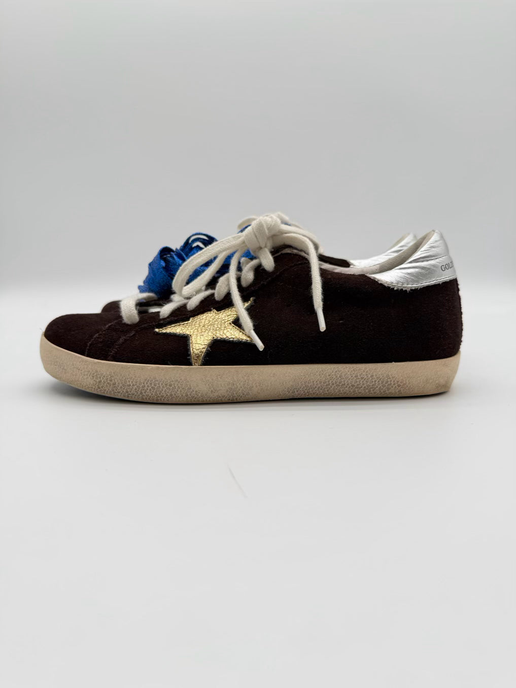 GOLDEN GOOSE WMNS Size 38 Chocolate Casual Shoes w/ Extra Laces