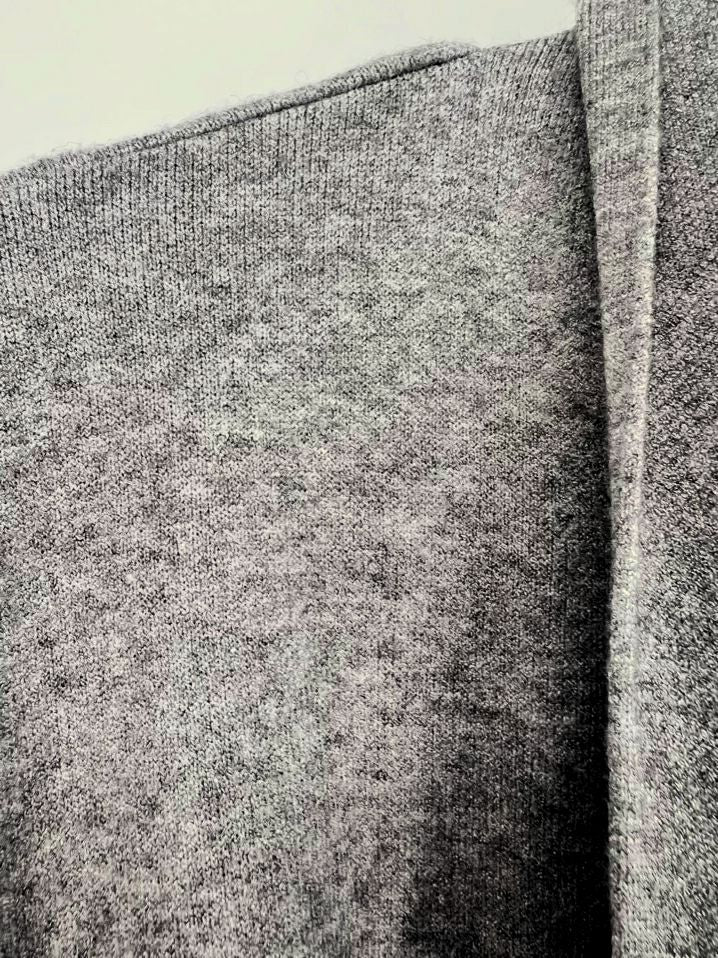 SANDRA FERRONE Size L/XL Gray Duster NWT