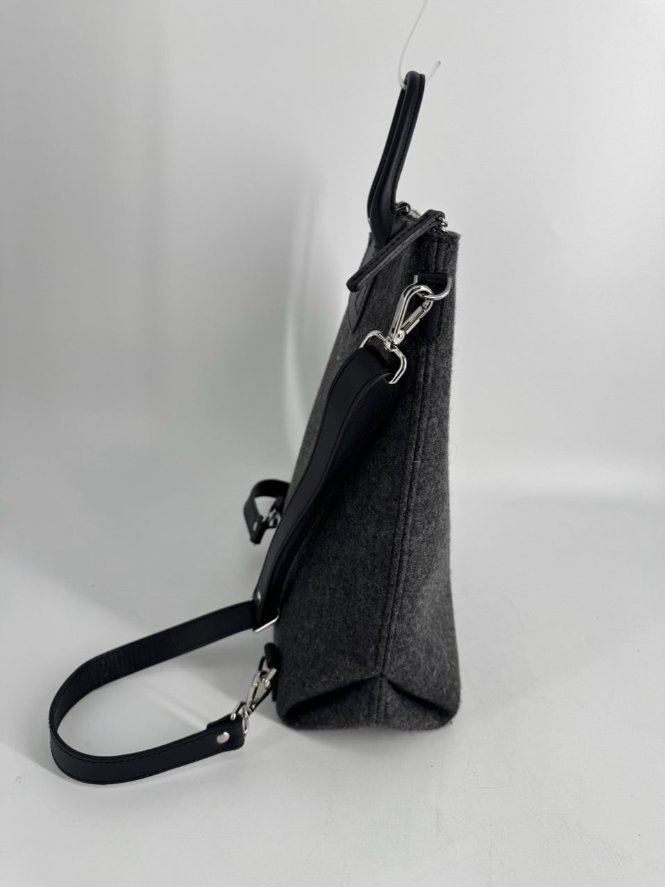 GRAF LANTZ Gray Felt Backpack