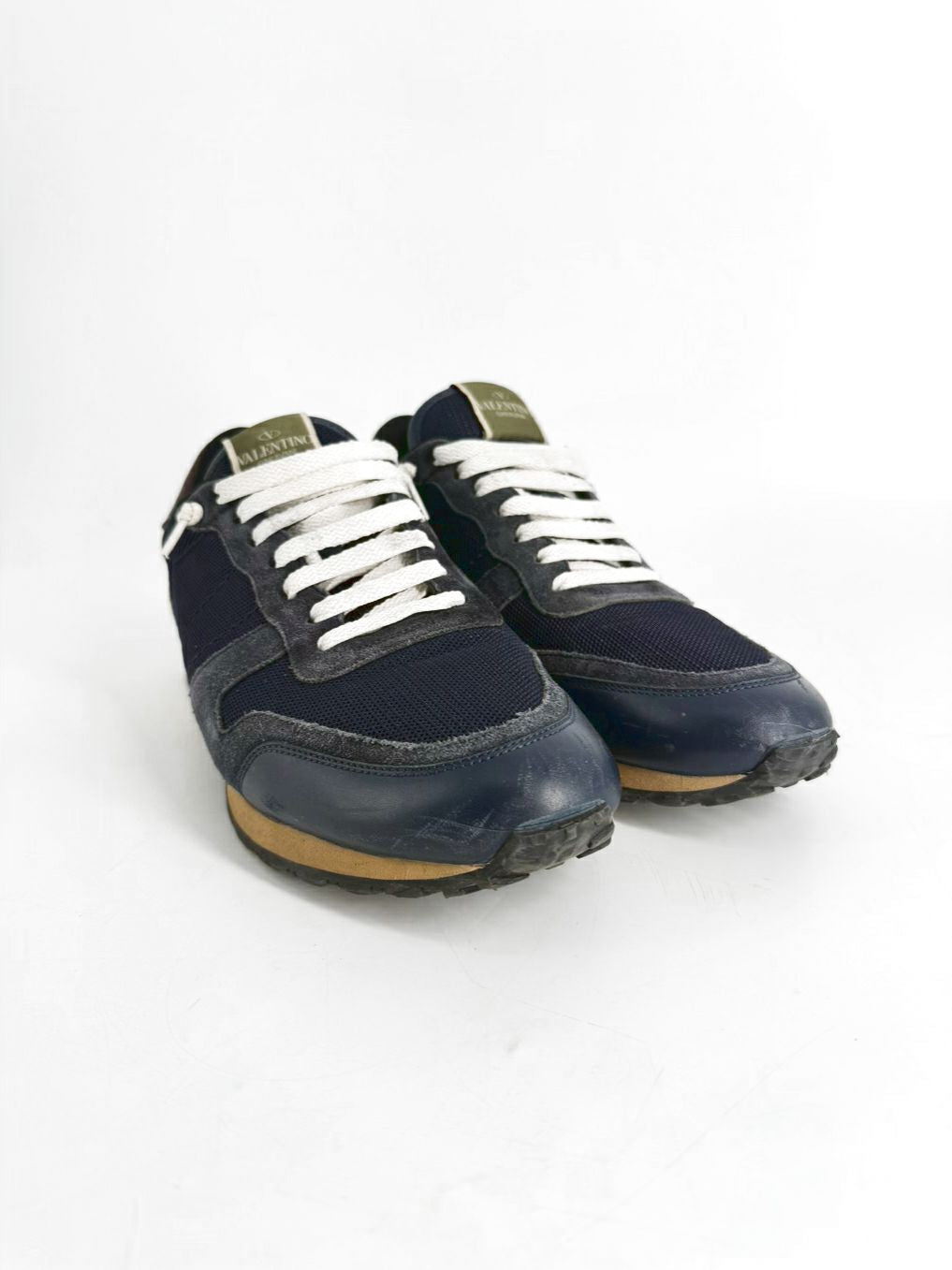 VALENTINO Size 41 Navy Sneakers