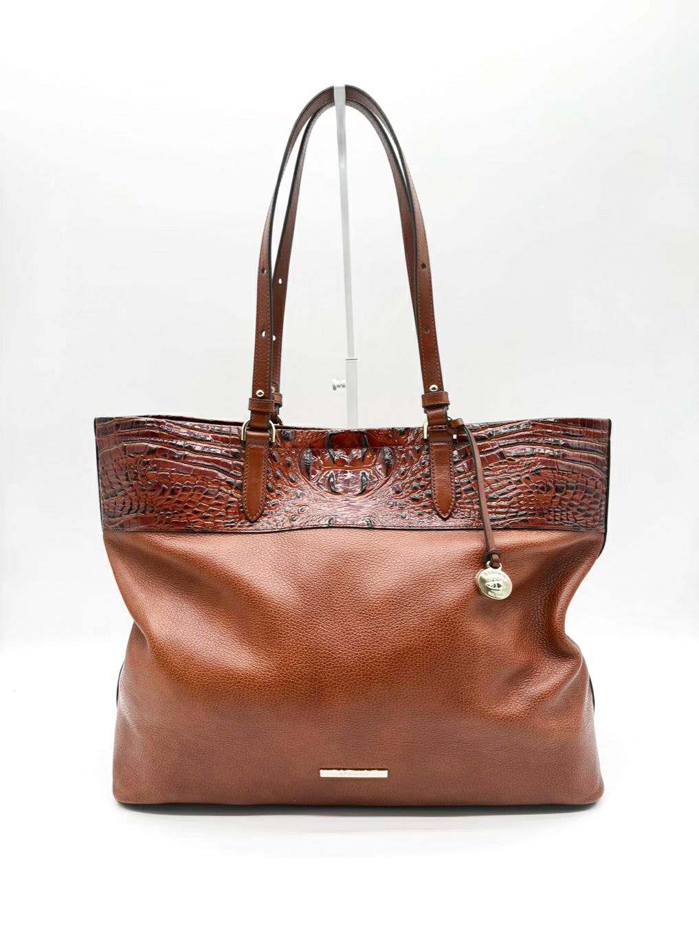 BRAHMIN Tansey Pecan Westerly Leather Purse
