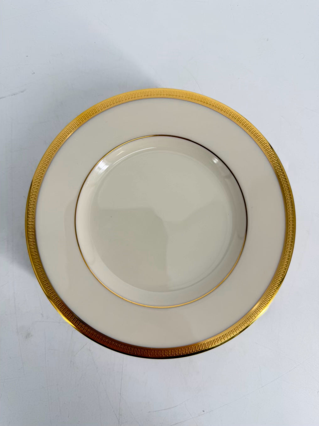LENOX Cream Tuxedo 6 Piece Dinnerware Setting For 8 w/ Serving Pieces