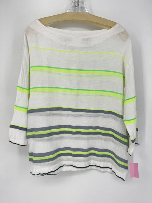 LEMLEM Size L White Stripe Tunic