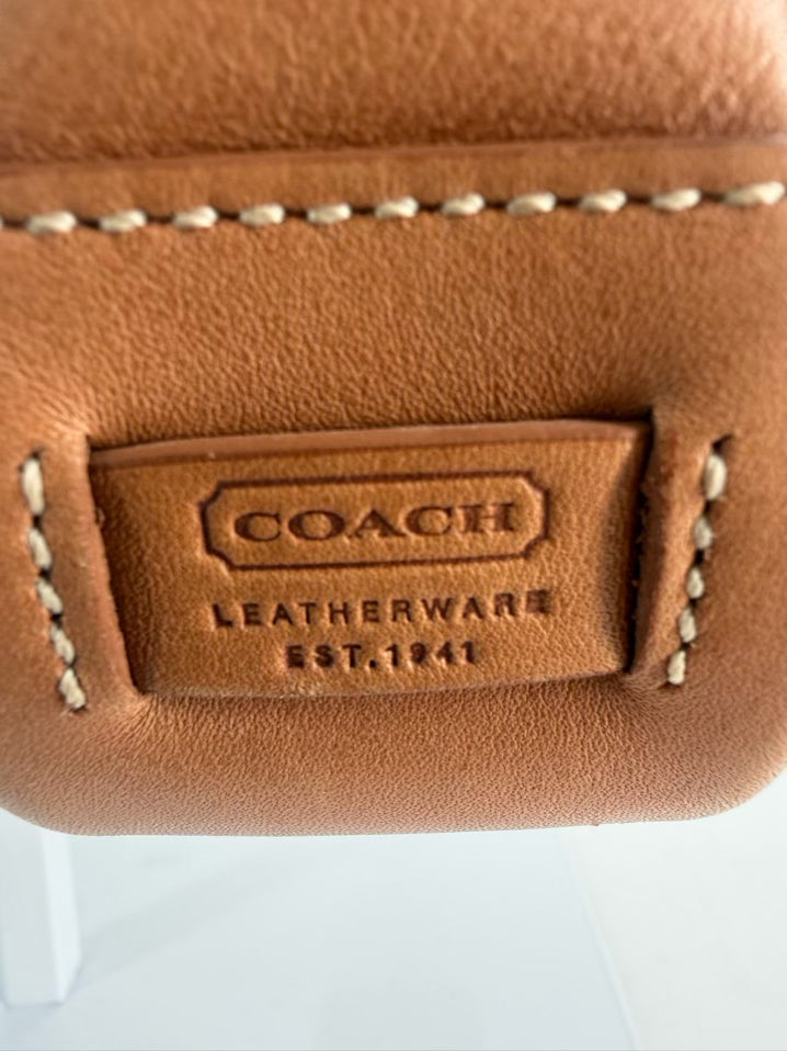 COACH Cognac Leather Purse