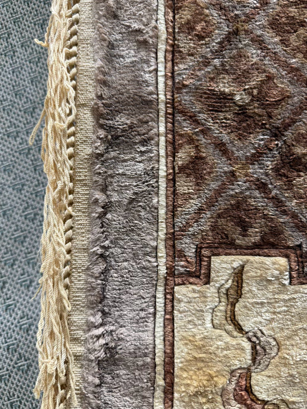 Brown Horse Tapestry w/ Fringe