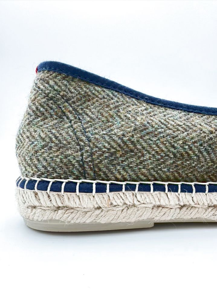 RESPOKE x HUNTSMAN Carre Classic Wmn's Size 43 Olive Espadrilles NWOT