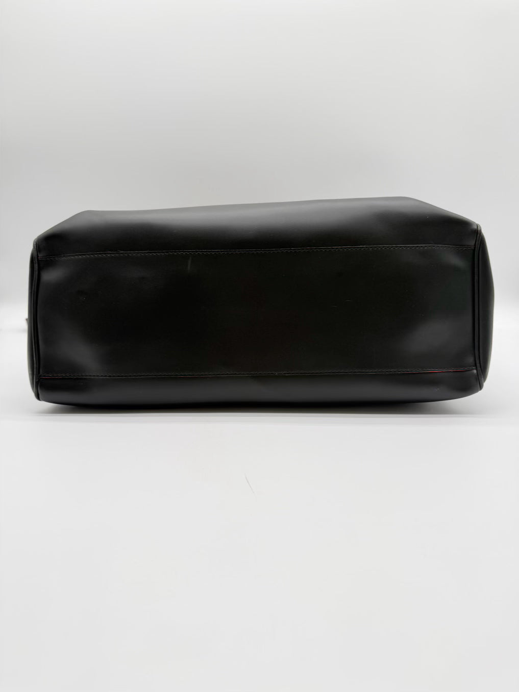 VARRIALE Black Leather Tote Bag