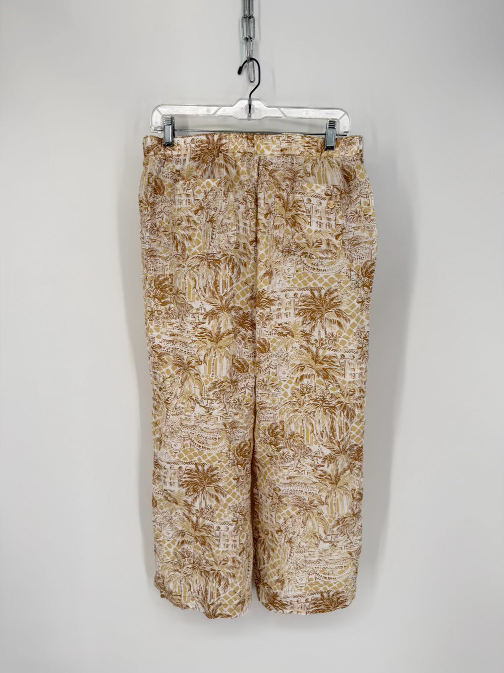 LILLY PULITZER Size M Tan Linen Pants NWT
