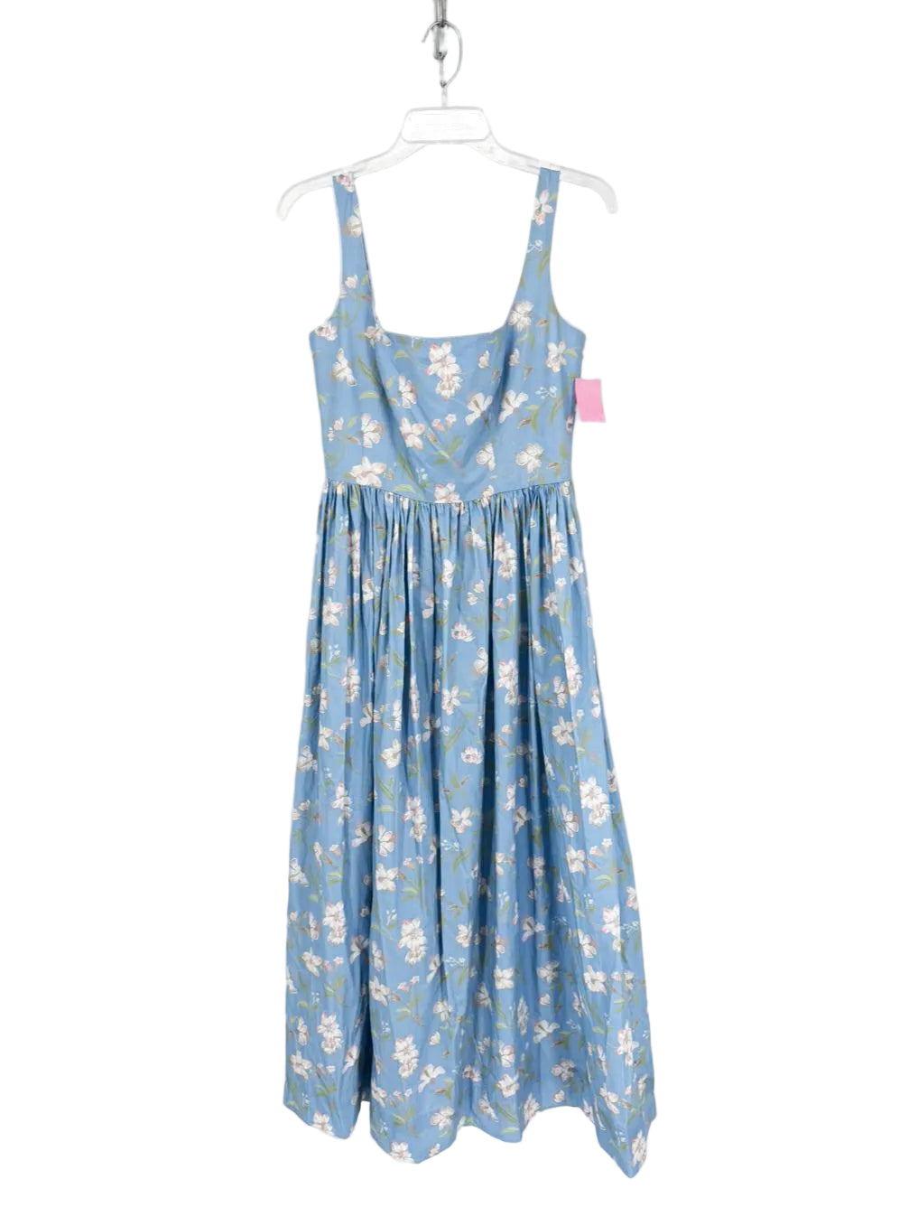 COCO SHOP Size S Blue Sleeveless Floral Maxi-Dress NWT