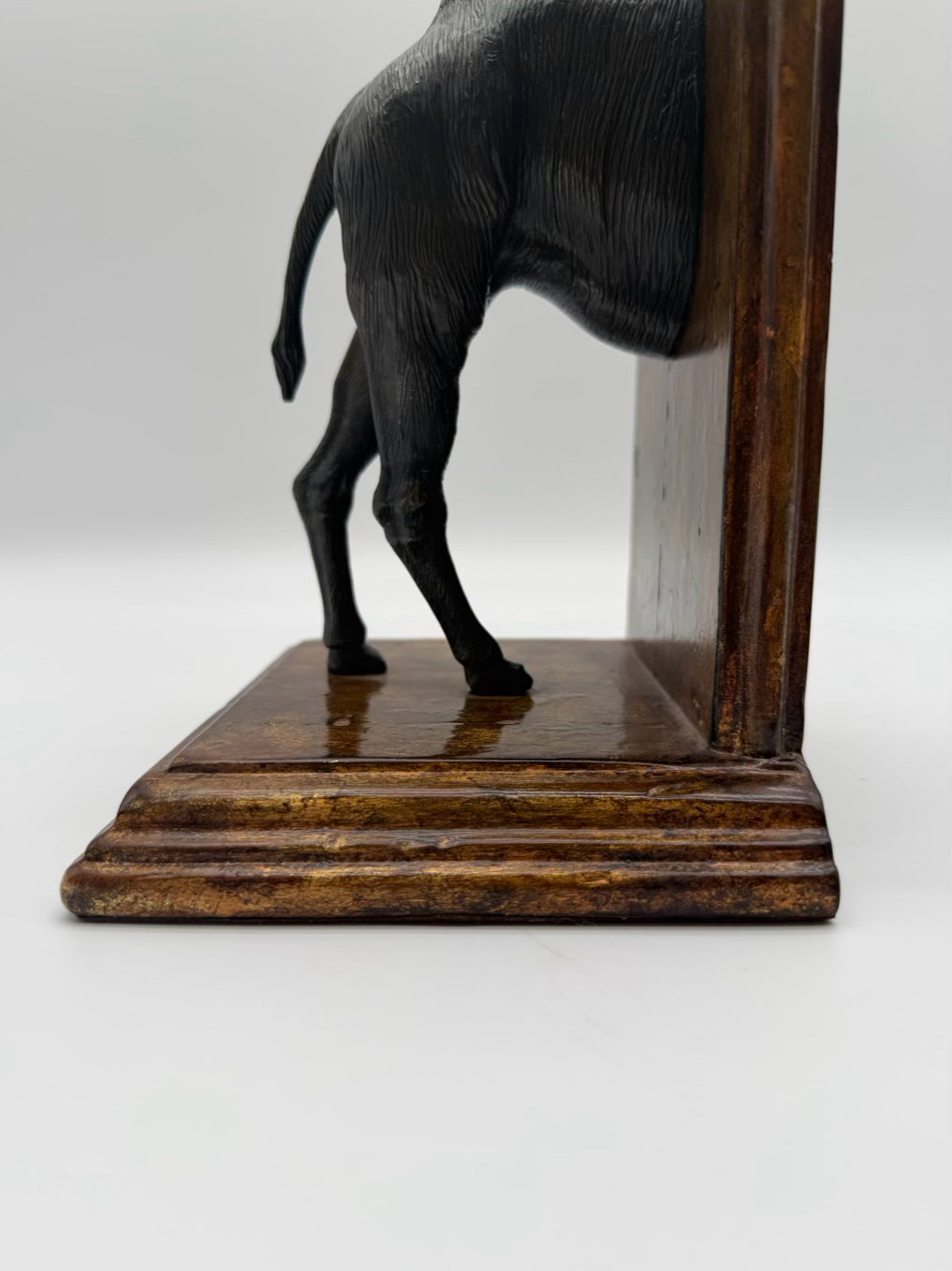 Wood & Metal Camel Pair Of Book Ends