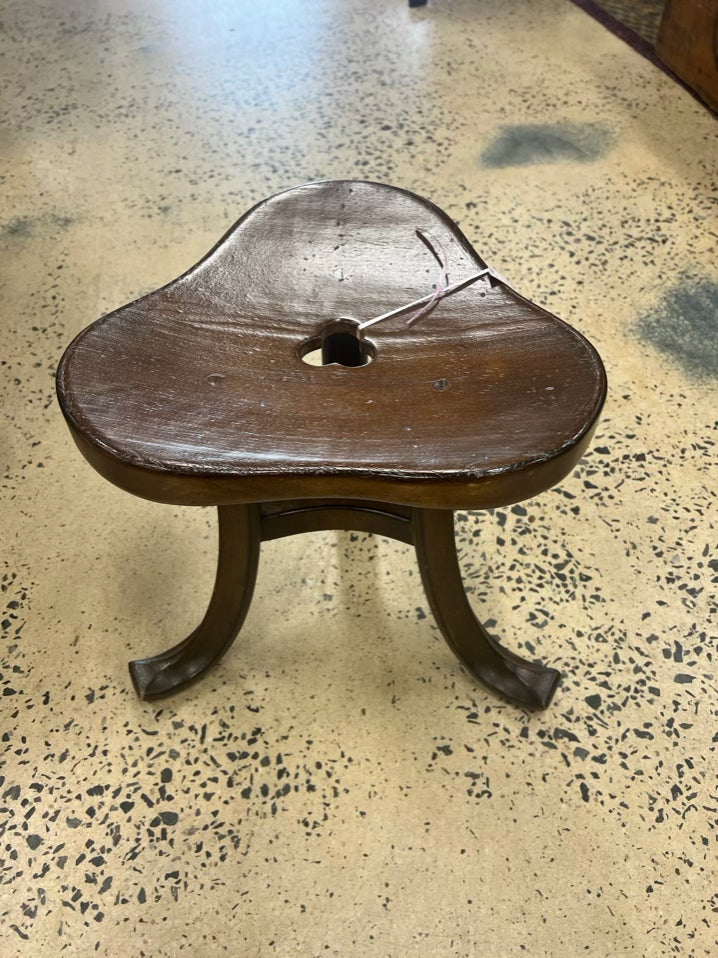 Wood Thebes Triangular Stool