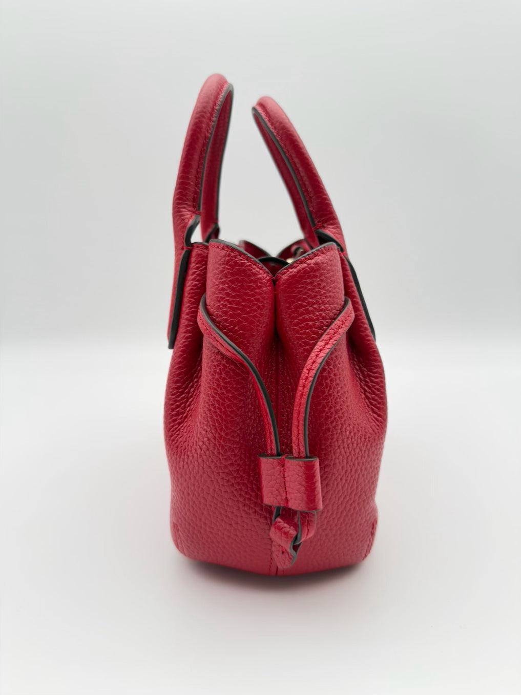 KATE SPADE Dumpling Mini Leather Red Satchel