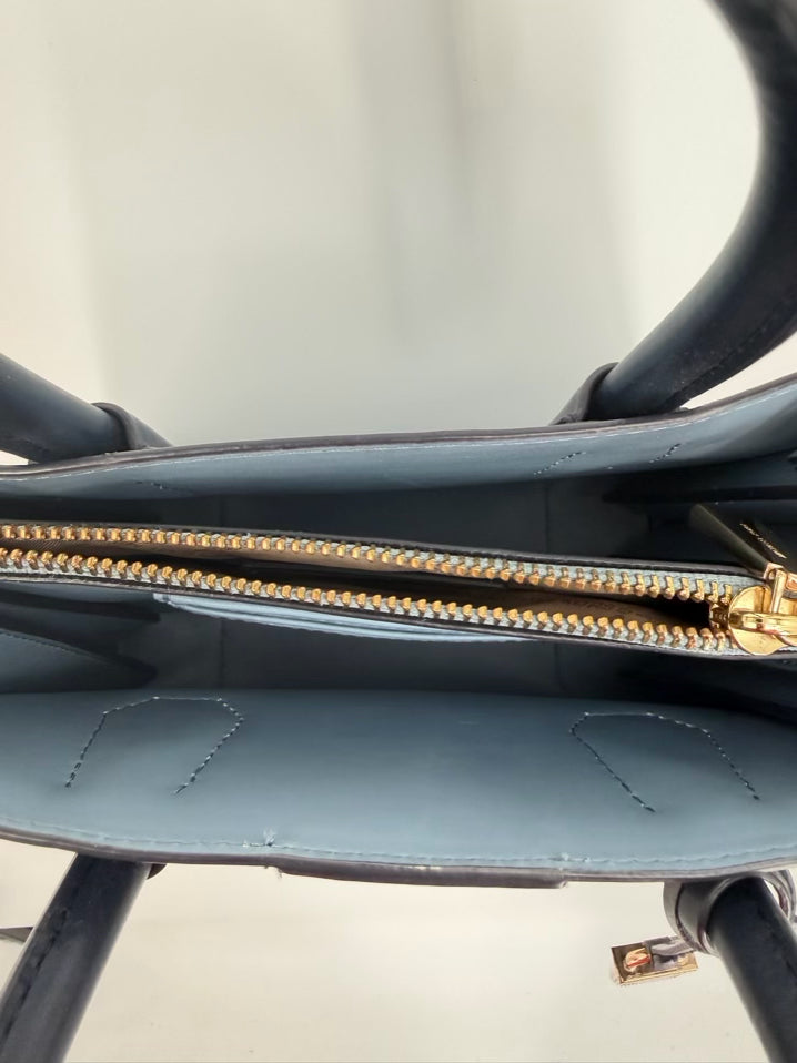 MICHAEL KORS Blue Leather Studded Purse