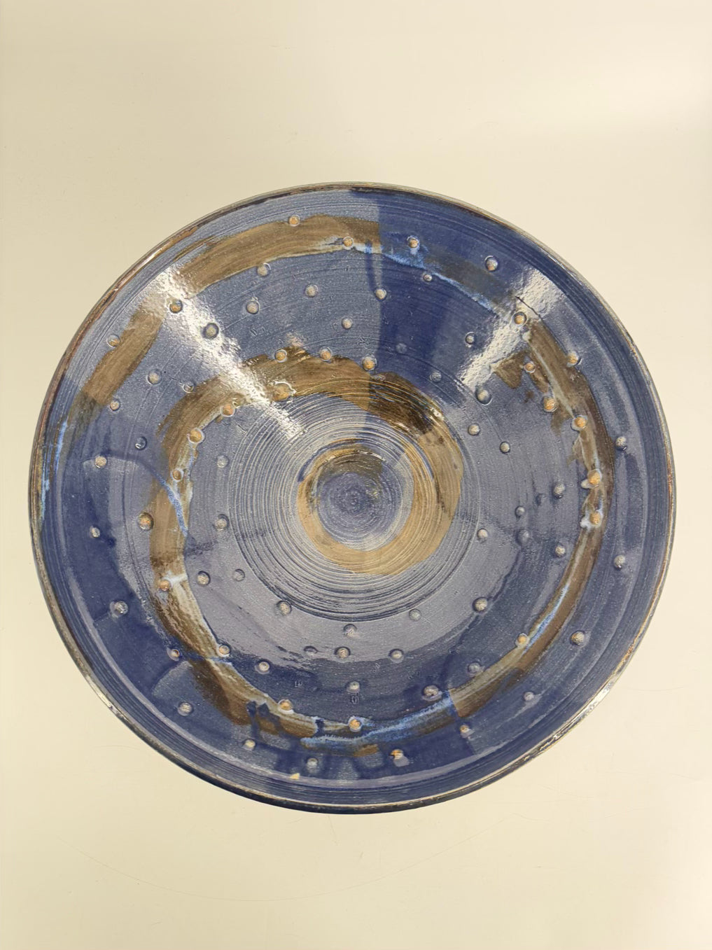 MANGUM Blue Pottery Bowl