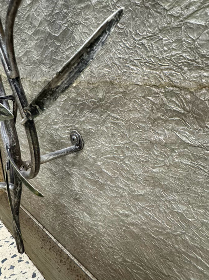 JOHN RICHARD Flower Sculpture in Frame