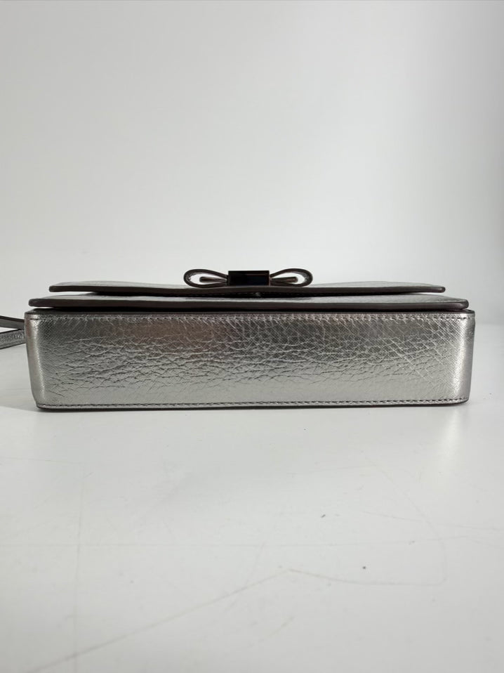 KATE SPADE Silver Leather Crossbody Bag