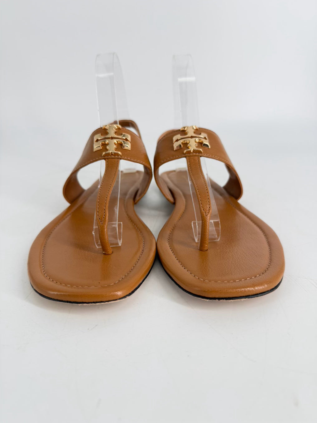TORY BURCH Size 7 Caramel Leather Sandals