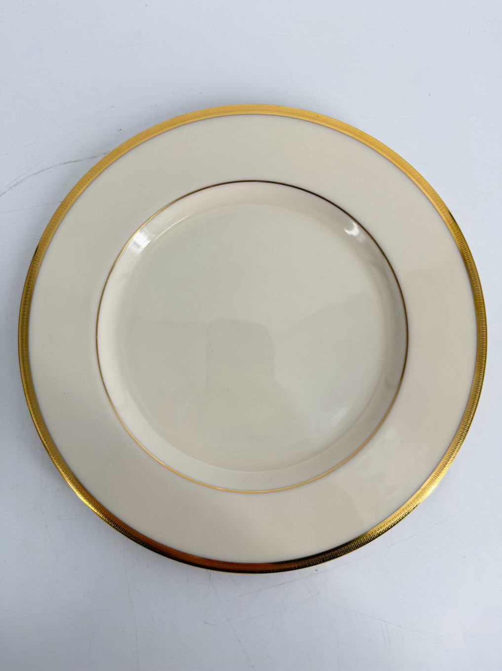 LENOX Cream Tuxedo 6 Piece Dinnerware Setting For 8 w/ Serving Pieces