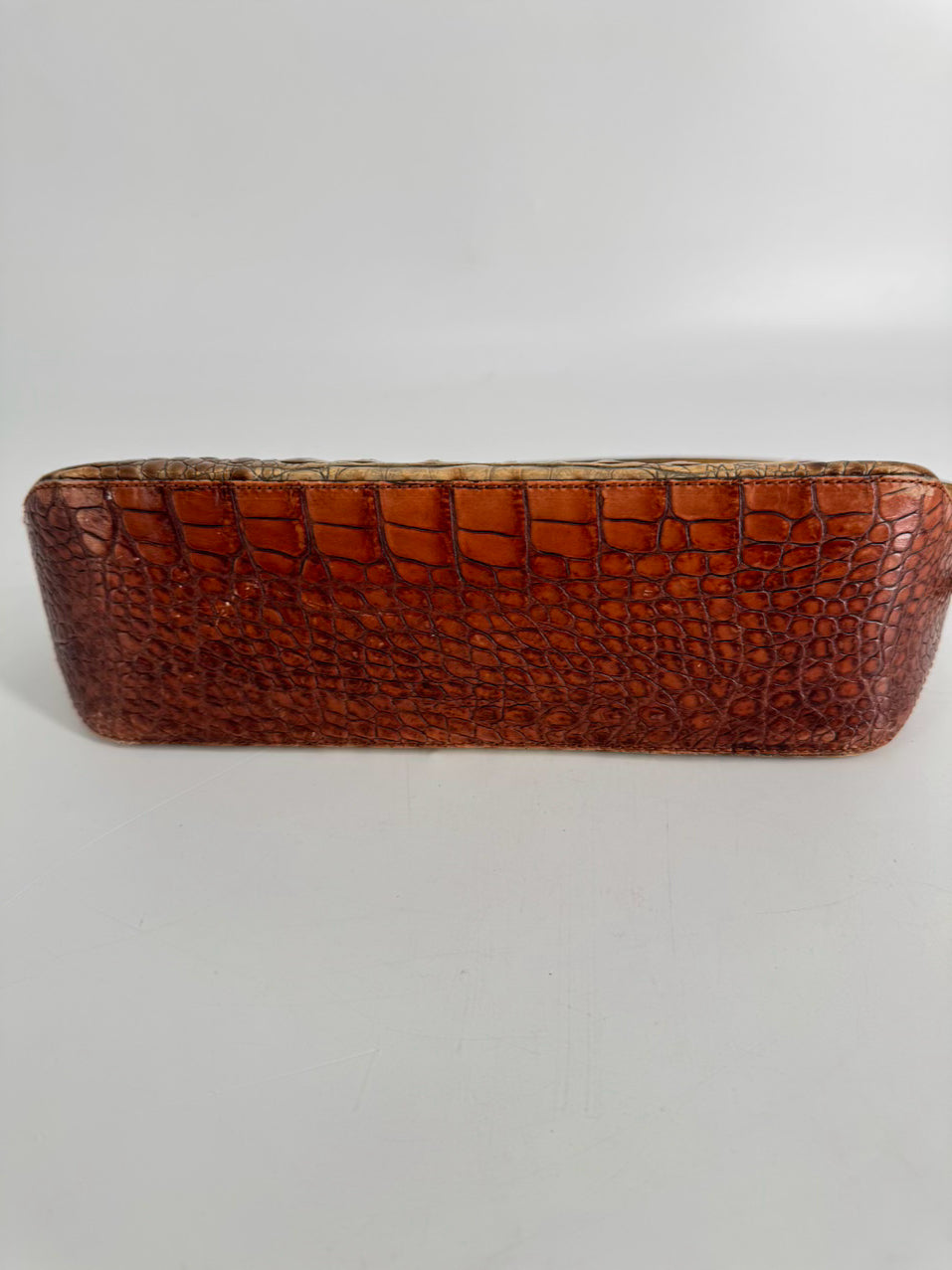 BRAHMIN Almond Embossed Leather Purse