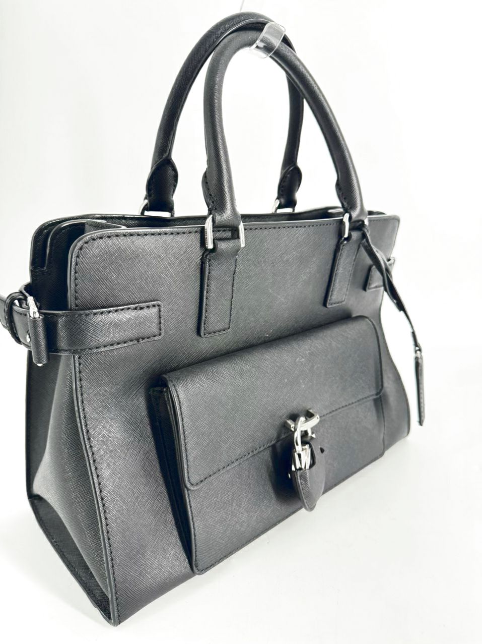 MICHAEL KORS Black Leather Purse