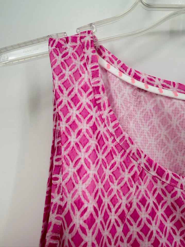 TOMMY BAHAMA Wmn's Size XL Pink Print Sleeveless Dress NWT