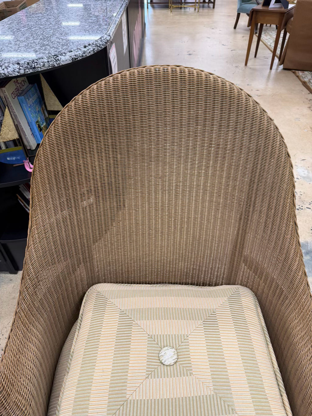 LOYD LOOM Carmel Wicker Pair Of Outdoor Chairs w/ Cushions