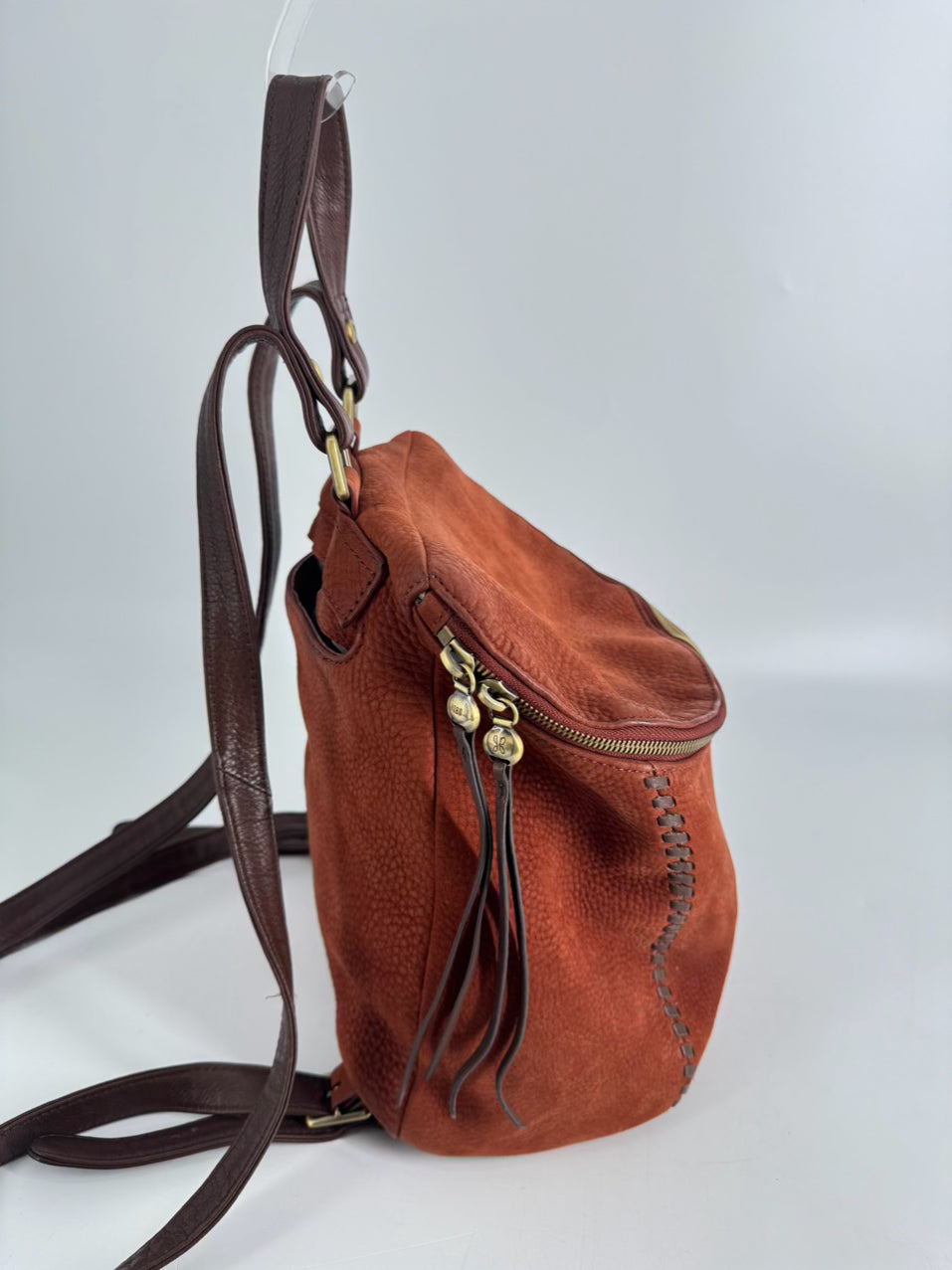 HOBO Rust Leather Backpack