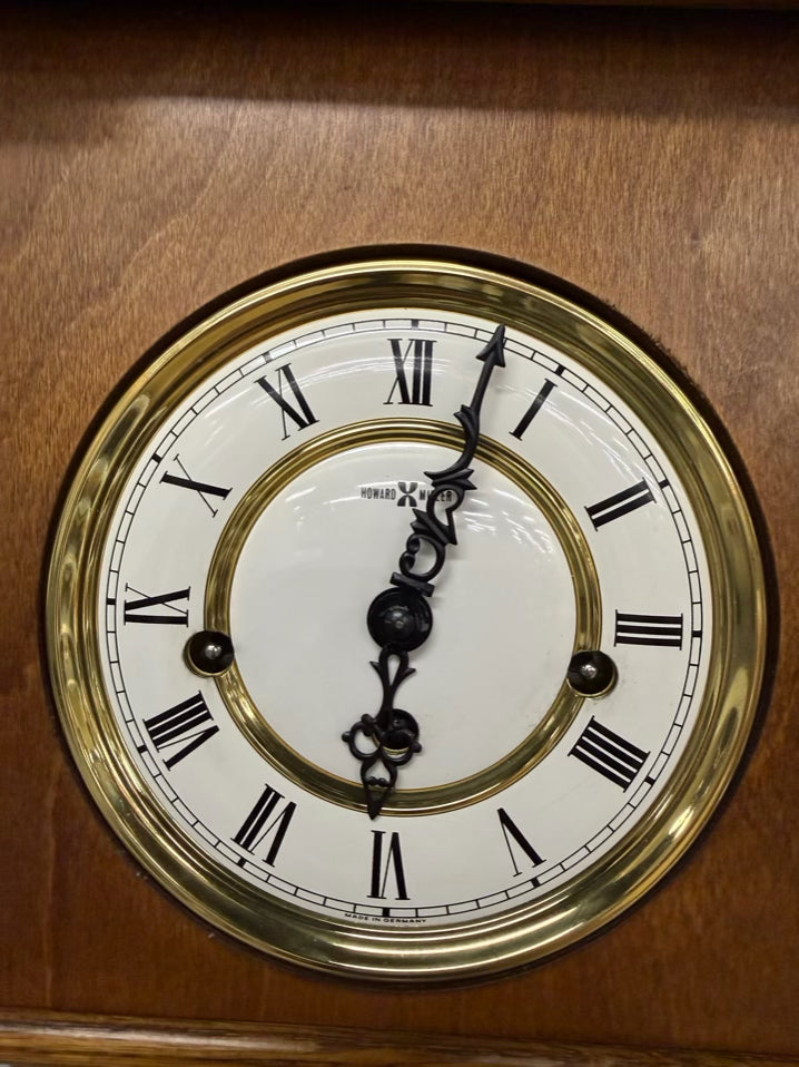HOWARD MILLER Medium Oak Wall Clock
