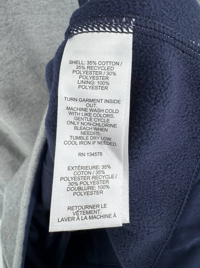 VINEYARD VINES Size XL Gray Mountain Sweater Fleece Vest NWT