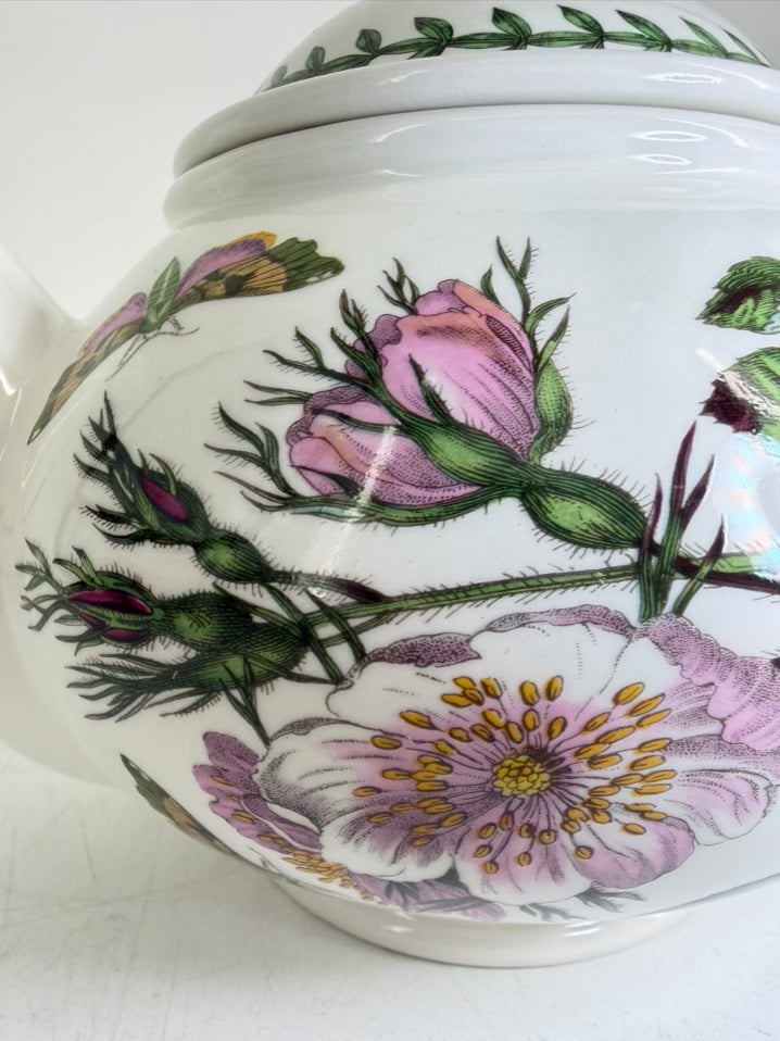 PORT MEIRION The Botanic Garden Tea Set w/ 4 Cups, Saucers, Cream & Sugar