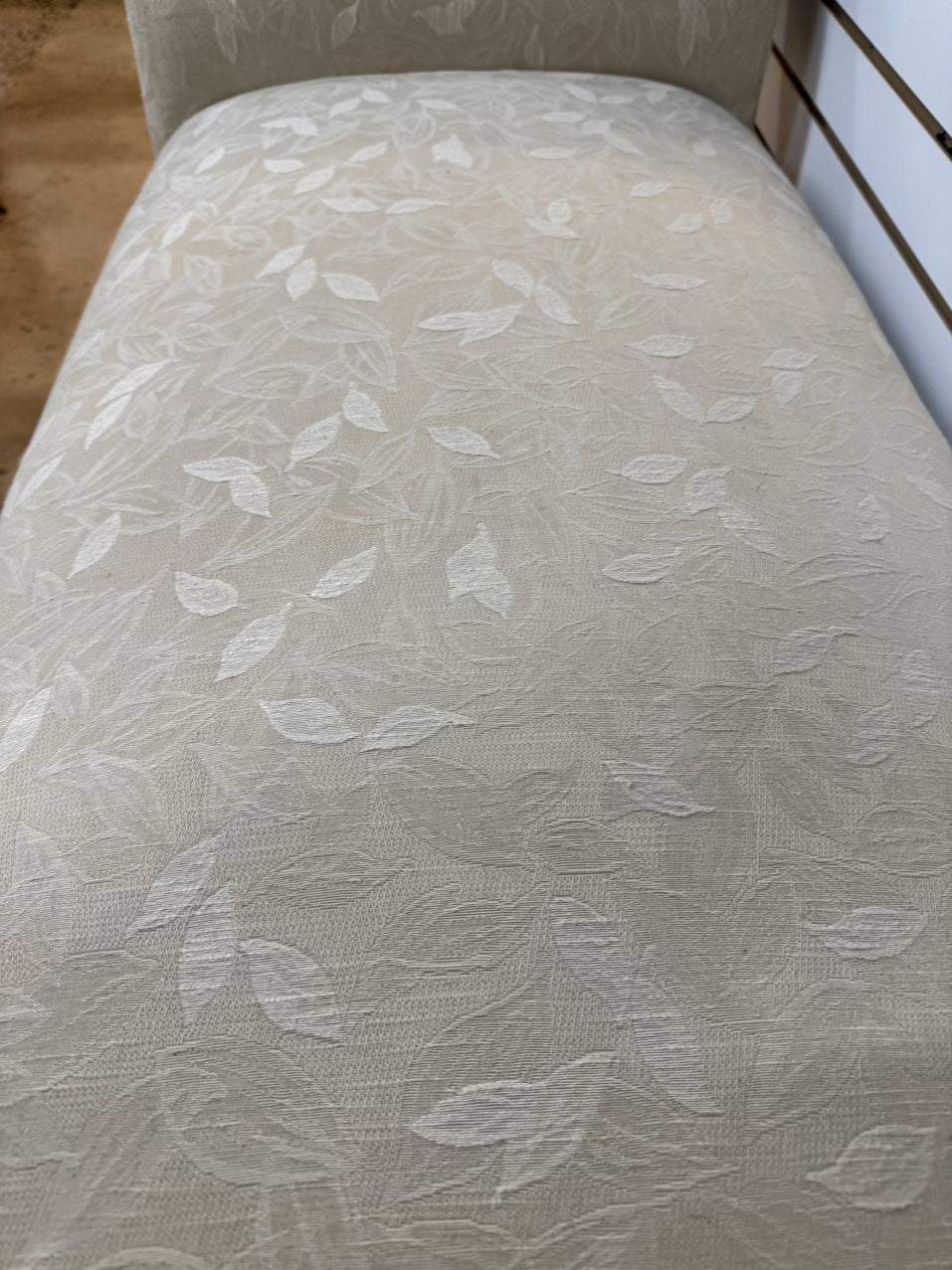 Ivory Roll Arm Bench