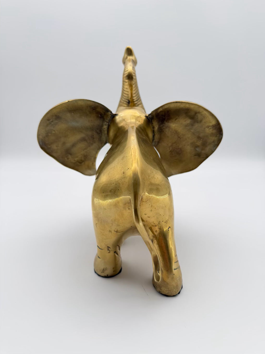 Small Elephant Brass Figure