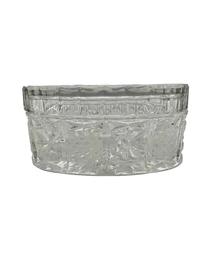 BOHEMIA CRYSTAL Clear Art Glass Box