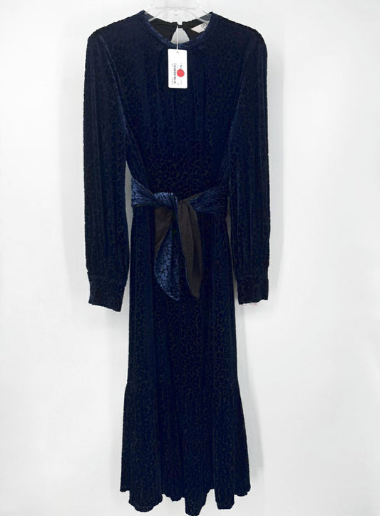 CROSBY BY MOLLIE BURCH Size M Midnight Leopard Print Maxi-Dress NWT