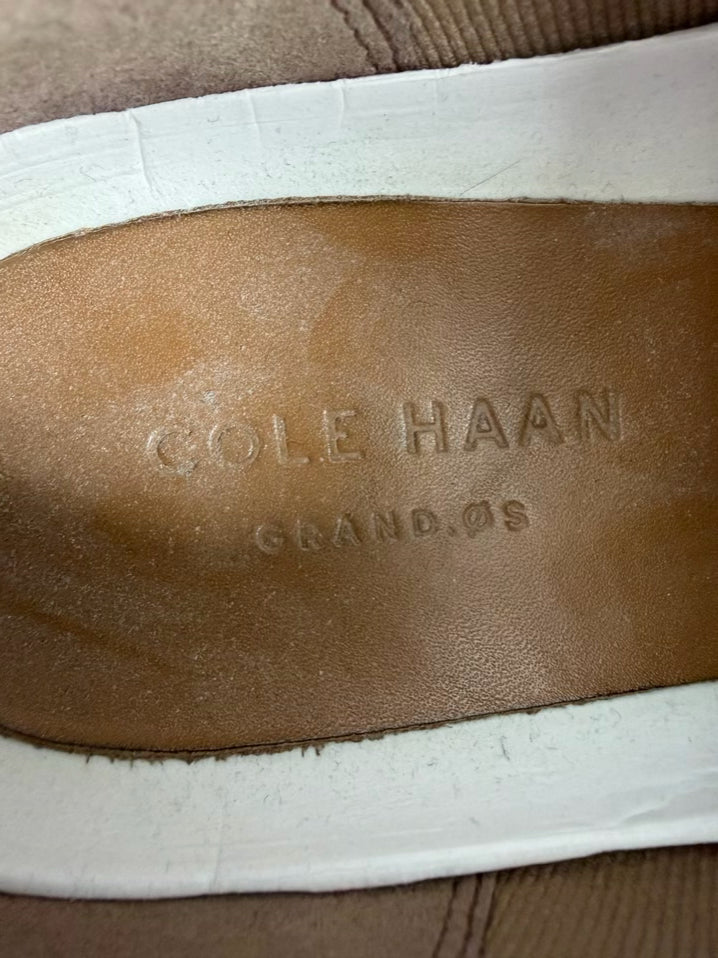COLE HAAN Size 10 Black Leather Casual Shoes