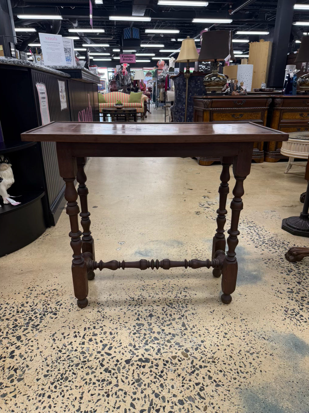 Dark Wood Tavern Occasional Table