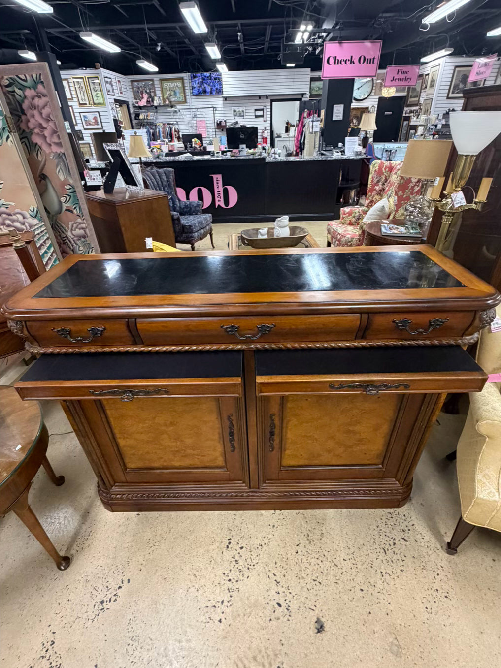 ASPEN HOME Medium Dark Wood Buffet