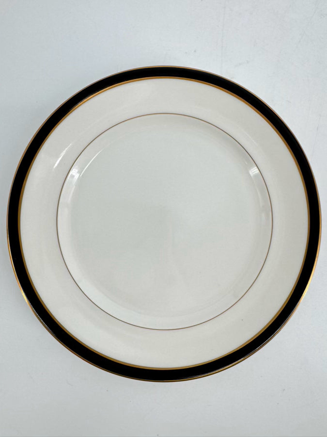 MIKASA White & Black China Dinnerware Set for 12
