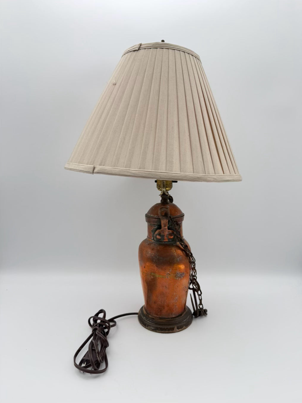 Copper Small Lamp w/ Shade